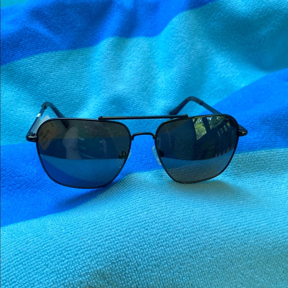 Nautica N9208S WM Aviator Sunglasses (040) matte gunmetal